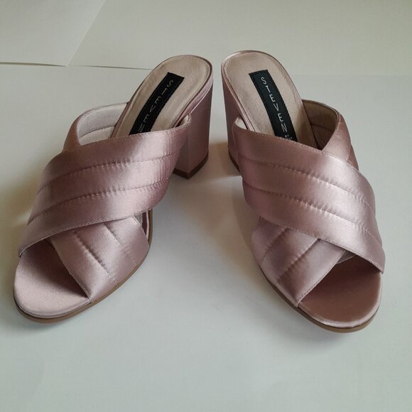 Steven by Steve Madden Zada Satin Mule Size 7 Color Brown - Picture 12 of 14